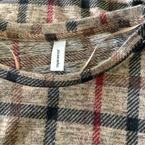 Soyaconcept soft plaid sweater - Picture 7 of 10